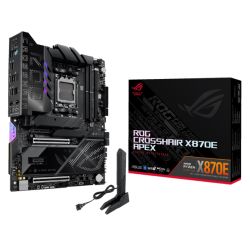 ASUS ROG Crosshair X870E APEX AM5 ATX Motherboard - Wi-Fi 7, DDR5 ASUS ROG Crosshair X870E APEX AM5 ATX Motherboard - Wi-Fi 7, DDR5